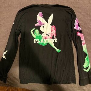 Playboy X Pacsun Magazine Girls Long Sleeve T-shirt Men's Small